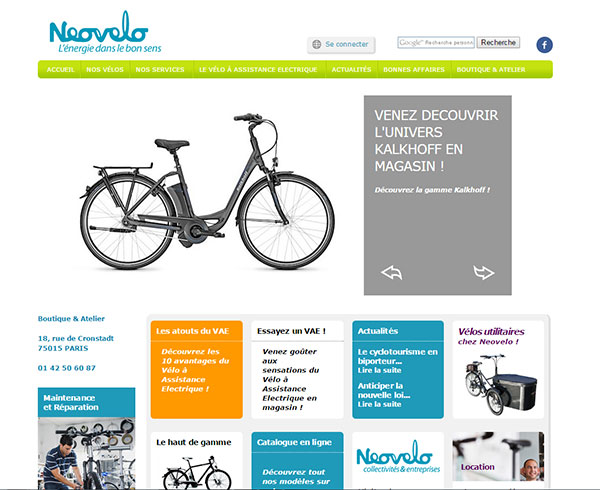 e-commerce Neovelo